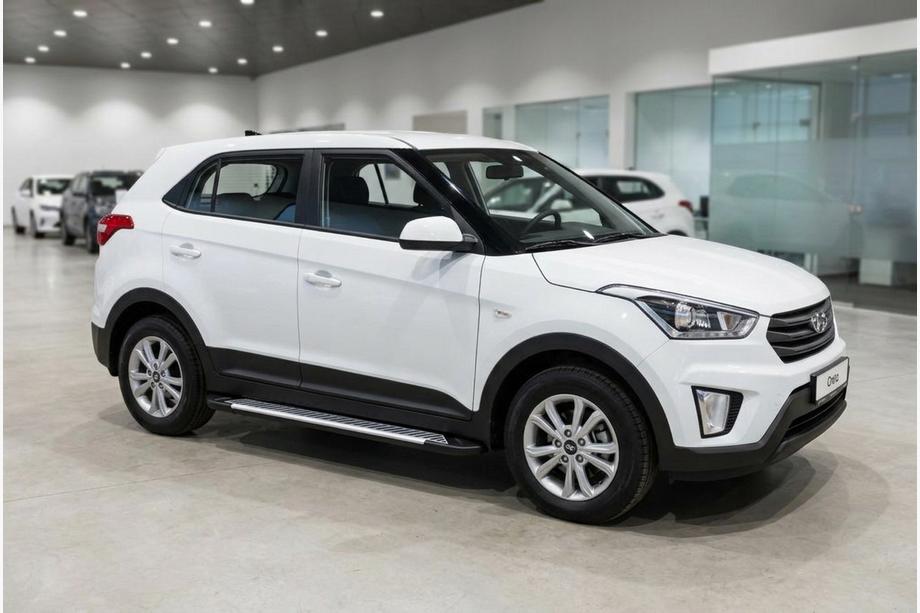 Hyundai Creta 2014-2020 Progi Boczne Line (2 szt., Aluminium) Image