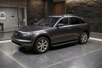 Infiniti FX 2003-2008 Progi Boczne Bosphore Black (2 szt., Aluminium) zdjęcia 1