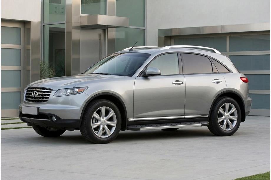 Infiniti FX 2003-2008 Progi Boczné Duru (2 szt., Aluminium) Image