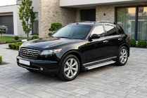 Infiniti FX 2003-2008 Progi Boczne Maya V2 (2 szt., Aluminium) zdjęcia 1