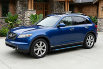 Infiniti FX 2003-2008 Progi Boczné Maya Blue (2 szt., Aluminium) zdjęcia 1