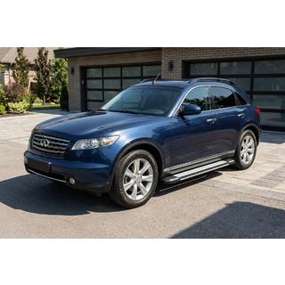 Progi Boczné Rainbow (2 szt., Aluminium) Infiniti FX 2003-2008 zdjęcia 1