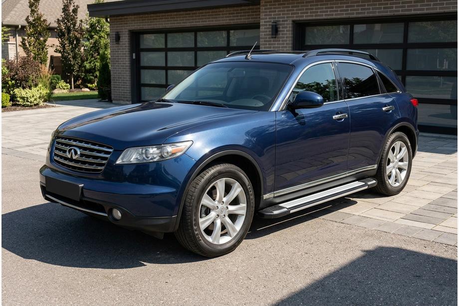 Infiniti FX 2003-2008 Progi Boczné Rainbow (2 szt., Aluminium) Image