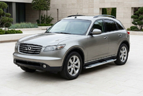 Infiniti FX 2003-2008 Progi Boczne Mevsim Grey (2 szt., Aluminium) zdjęcia 1