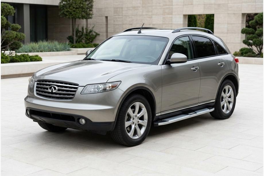 Infiniti FX 2003-2008 Progi Boczne Mevsim Grey (2 szt., Aluminium) Image
