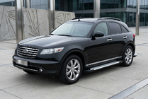 Infiniti FX 2003-2008 Progi boczne Allmond Grey (2 szt., aluminium) zdjęcia 1