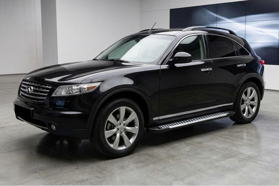 Infiniti FX 2003-2008 Progi Boczne Line (2 szt., Aluminium) Image