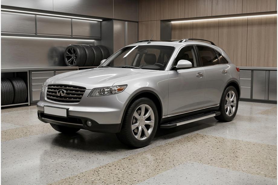 Infiniti FX 2003-2008 Progi Boczné RedLine (2 szt., Aluminium) Image