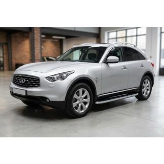 Progi Boczne Tayga Grey (2 szt., Aluminium) Infiniti FX 2003-2008 zdjęcia 1