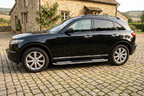 Infiniti FX 2003-2008 Progi Boczné Tayga V2 (2 szt., Aluminium) zdjęcia 1
