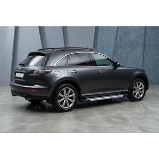 Progi Boczné Vision New Grey (2 szt., Aluminium) Infiniti FX 2003-2008 zdjęcia 1
