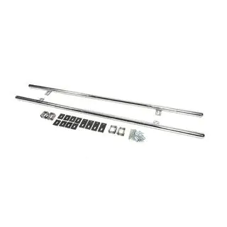 Rury boczne 42 mm (2 szt, stal nierdzewna) BMW X3 E83 2003-2010 zdjęcia 2