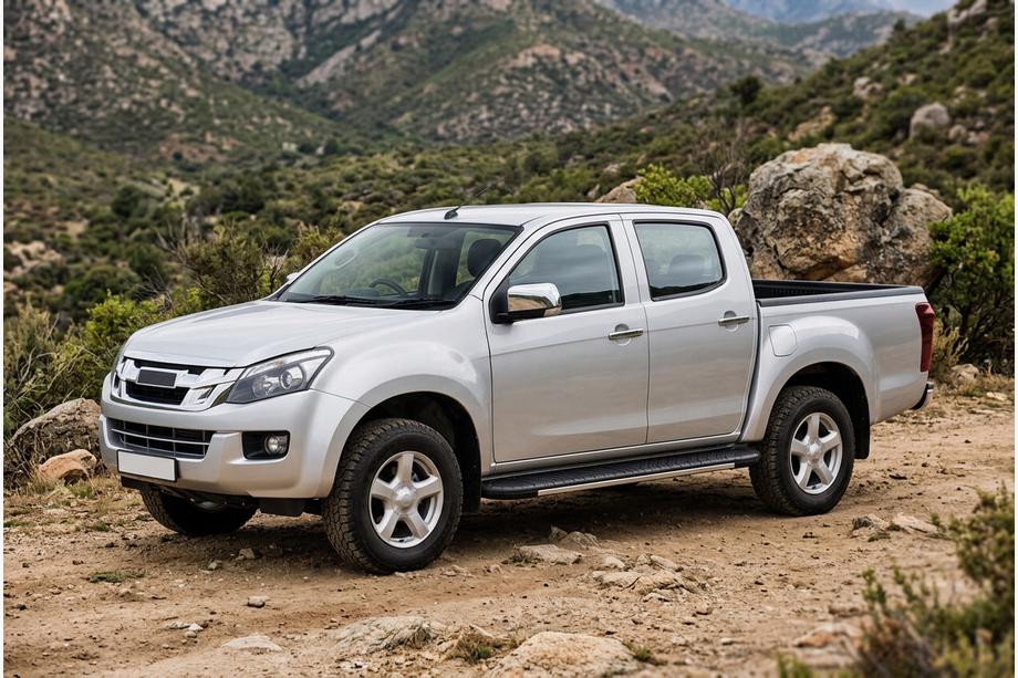 Isuzu D-Max 2011-2019 Progi Boczné Bosphore Grey (2 szt., Aluminium) Image