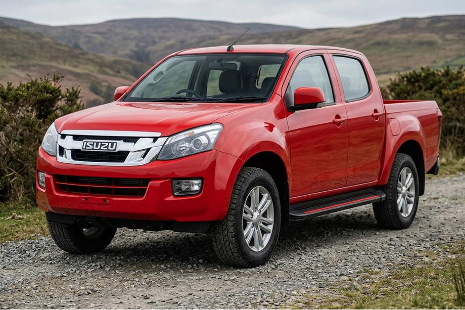 Isuzu D-Max 2011-2019 Progi Boczné Maya Red (2 szt., Aluminium) Image