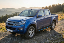 Isuzu D-Max 2011-2019 Progi Boczné Maya Blue (2 szt., Aluminium) zdjęcia 1