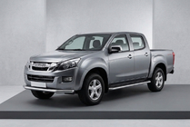 Isuzu D-Max 2011-2019 Progi Boczné Maydos V1 (2 szt., Aluminium) zdjęcia 1