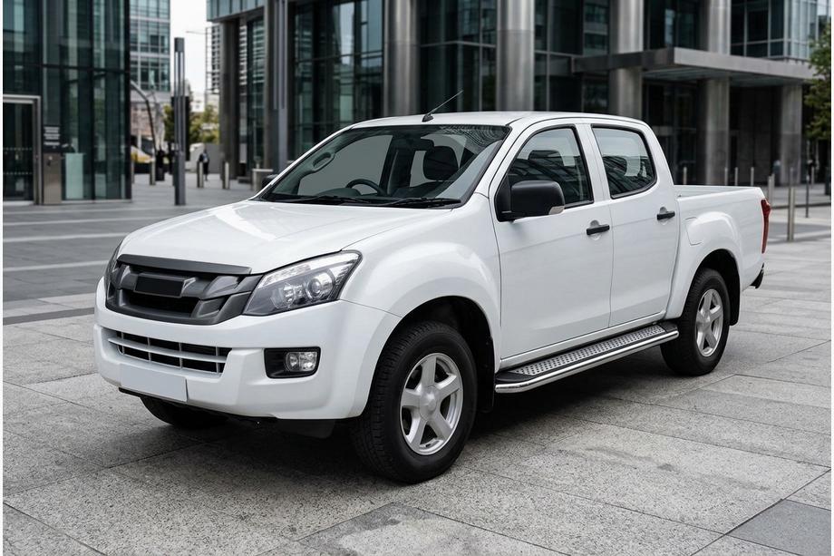 Isuzu D-Max 2011-2019 Progi Boczné Maydos V2 (2 szt., Aluminium) Image