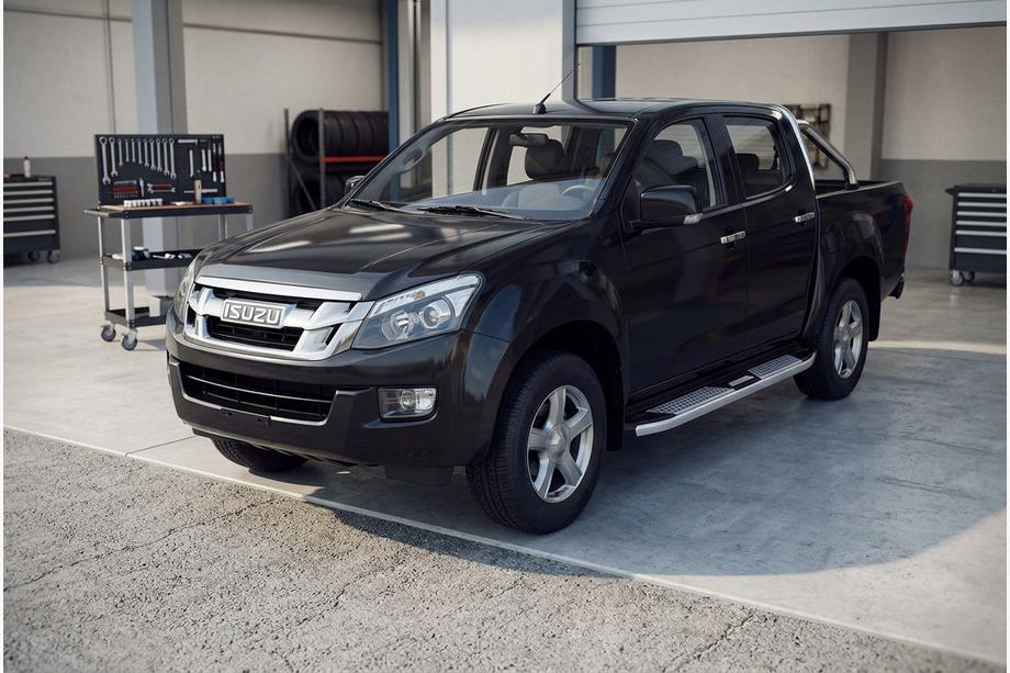 Isuzu D-Max 2011-2019 Progi Boczne Mevsim Grey (2 szt., Aluminium) Image