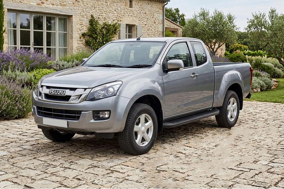 Isuzu D-Max 2011-2019 Progi Boczné Tayga Black (2 szt., Aluminium) Image