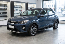 Kia Stonic 2017- Progi boczne Bosphorus Grey (2 szt., aluminium) zdjęcia 1