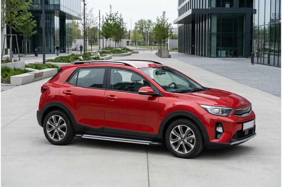 Kia Stonic 2017- Progi Boczné Rainbow (2 szt., Aluminium) Image
