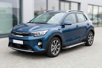 Kia Stonic 2017- Progi Boczne Line (2 szt., Aluminium) zdjęcia 1