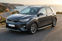Kia Stonic 2017- Progi Boczne Tayga Grey (2 szt., Aluminium) zdjęcia 1