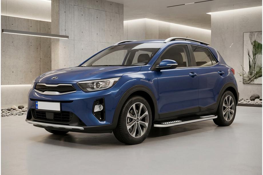 Kia Stonic 2017- Progi Boczné Tayga V2 (2 szt., Aluminium) Image
