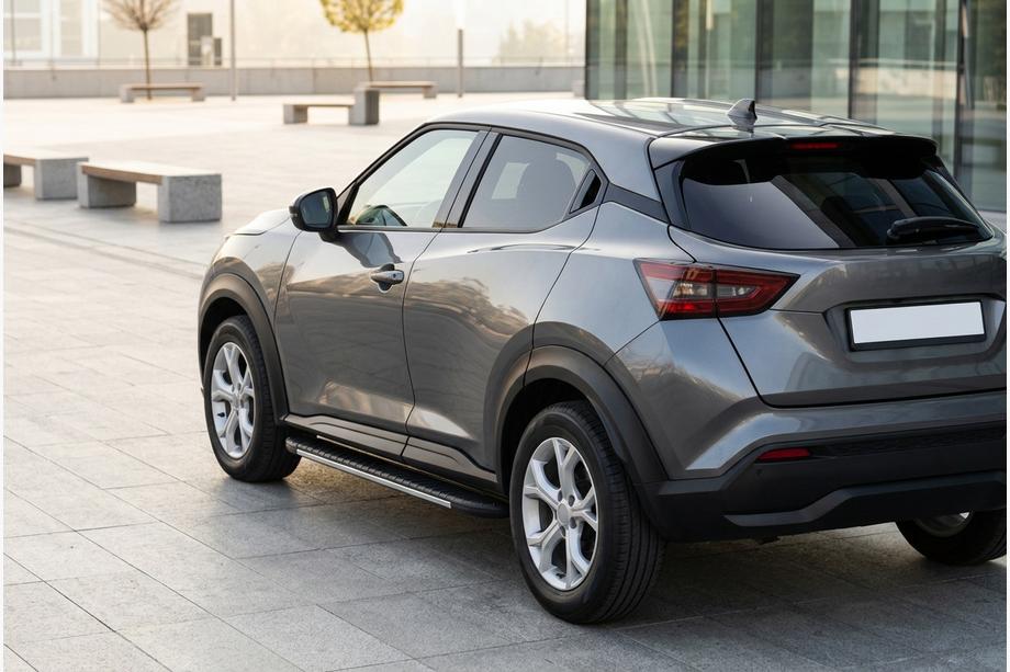 Nissan Juke 2020- Progi Boczné Bosphore Grey (2 szt., Aluminium) Image