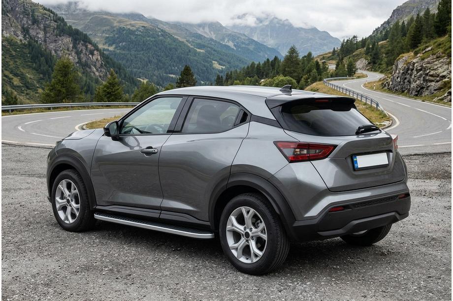 Nissan Juke 2020- Progi Boczne Tayga Grey (2 szt., Aluminium) Image