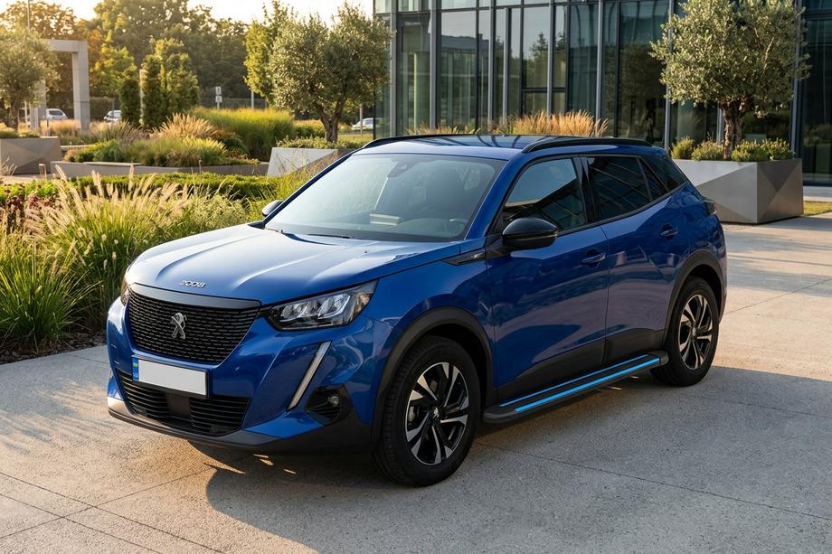 Peugeot 2008 2019- Progi Boczné Maya Blue (2 szt., Aluminium) Image