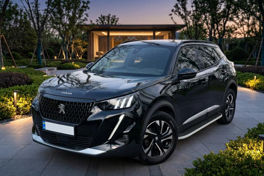 Peugeot 2008 2019- Progi Boczne Tayga Grey (2 szt., Aluminium) Image