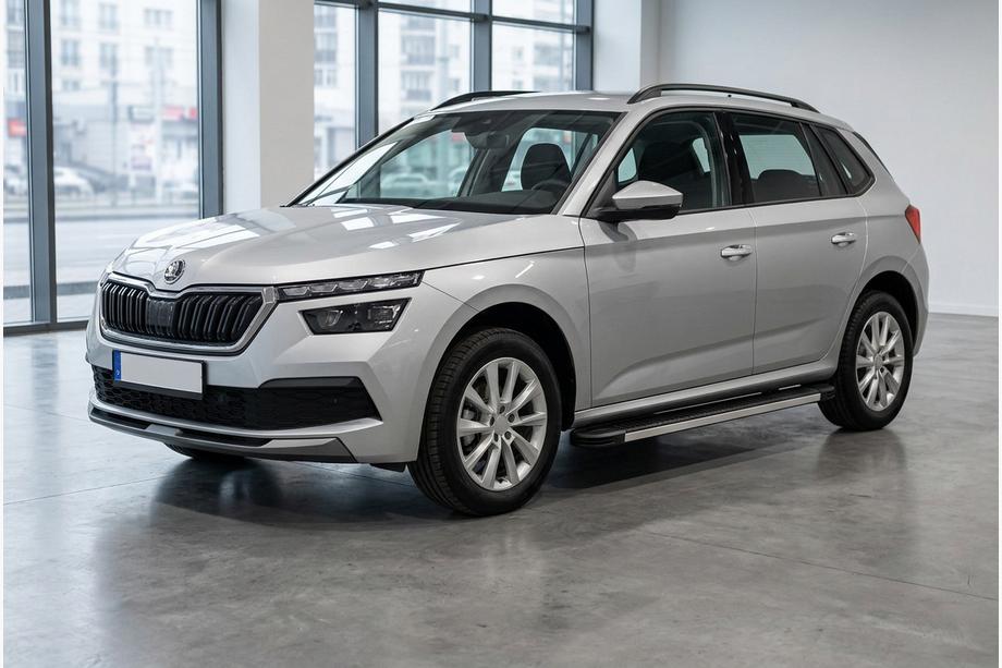 Skoda Kamiq 2019- Progi Boczné Maya V1 (2 szt., Aluminium) Image