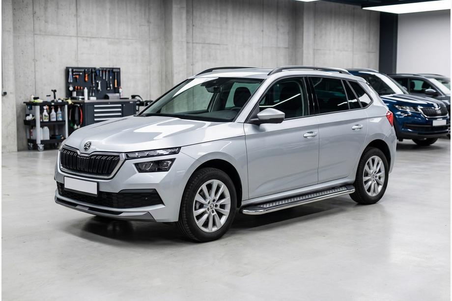 Skoda Kamiq 2019- Progi Boczné Maydos V2 (2 szt., Aluminium) Image