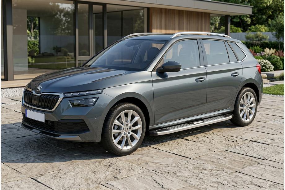 Skoda Kamiq 2019- Progi Boczne Mevsim Grey (2 szt., Aluminium) Image