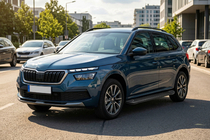 Skoda Kamiq 2019- Progi Boczné Allmond Black (2 szt., Aluminium) zdjęcia 1
