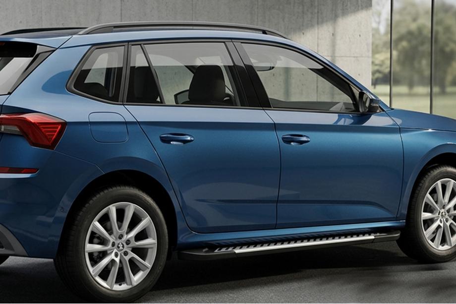 Skoda Kamiq 2019- Progi Boczne Line (2 szt., Aluminium) Image