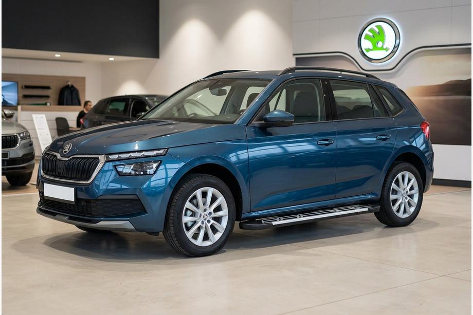 Skoda Kamiq 2019- Progi Boczné Sunrise (2 szt., Aluminium) Image