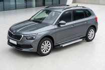 Skoda Kamiq 2019- Progi Boczné Vision New Grey (2 szt., Aluminium) zdjęcia 1