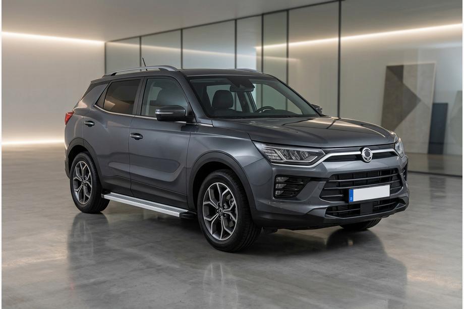 SsangYong Korando 2019- Progi Boczne Maya V2 (2 szt., Aluminium) Image