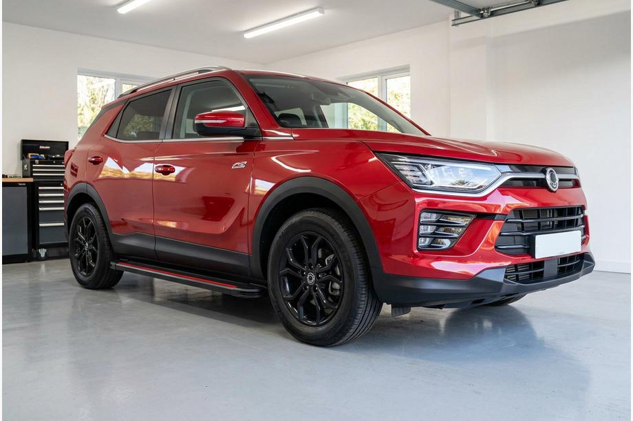 SsangYong Korando 2019- Progi Boczné Maya Red (2 szt., Aluminium) Image
