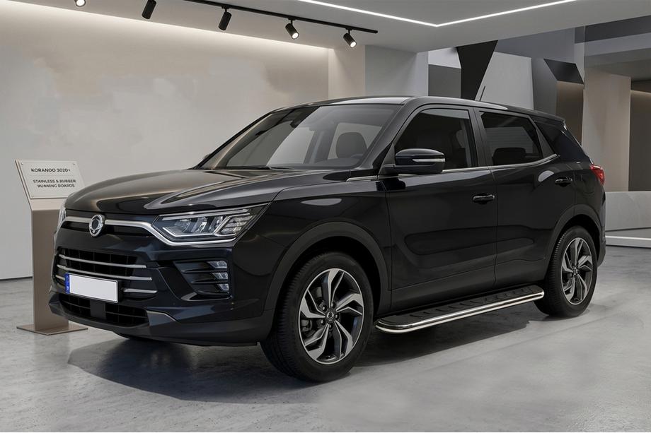 SsangYong Korando 2019- Progi Boczné Maydos V1 (2 szt., Aluminium) Image