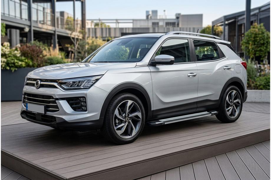 SsangYong Korando 2019- Progi Boczné Rainbow (2 szt., Aluminium) Image