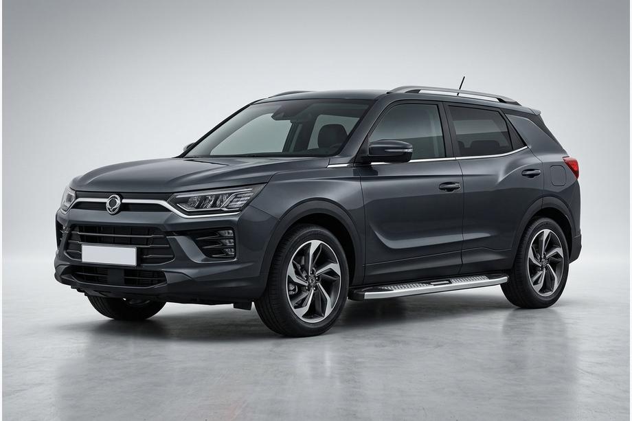 SsangYong Korando 2019- Progi Boczne Mevsim Grey (2 szt., Aluminium) Zdjęcia 1