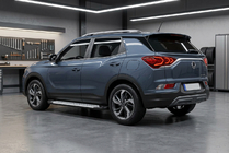 SsangYong Korando 2019- Progi boczne Allmond Grey (2 szt., aluminium) zdjęcia 1
