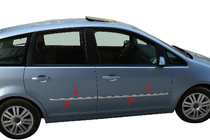 Ford Focus II 2005-2008 Listwy Drzwiowe Stal Nierdzewna (4 szt) OmsaLine - Włoska Stal Nierdzewna zdjęcia 3