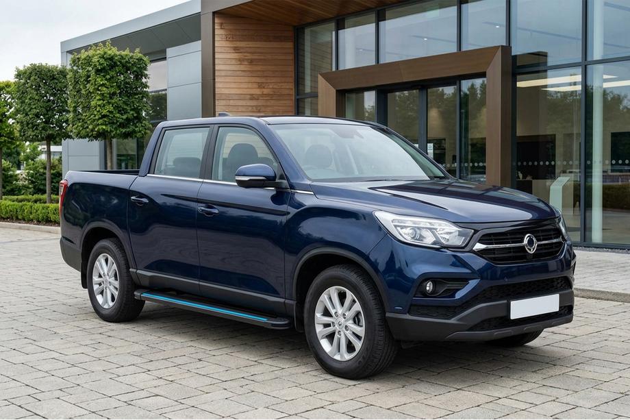 SsangYong Musso II 2018– Progi Boczné Maya Blue (2 szt., Aluminium) Image