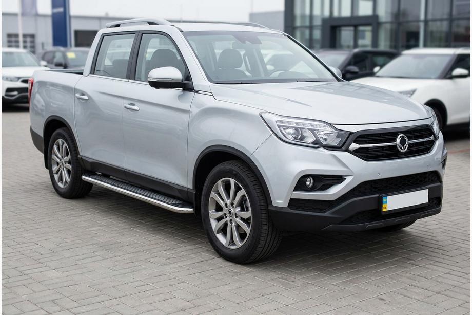 SsangYong Musso II 2018– Progi Boczné Maydos V2 (2 szt., Aluminium) Zdjęcia 1