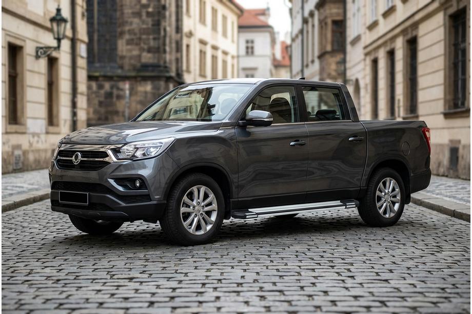 SsangYong Musso II 2018– Progi Boczné Rainbow (2 szt., Aluminium) Image