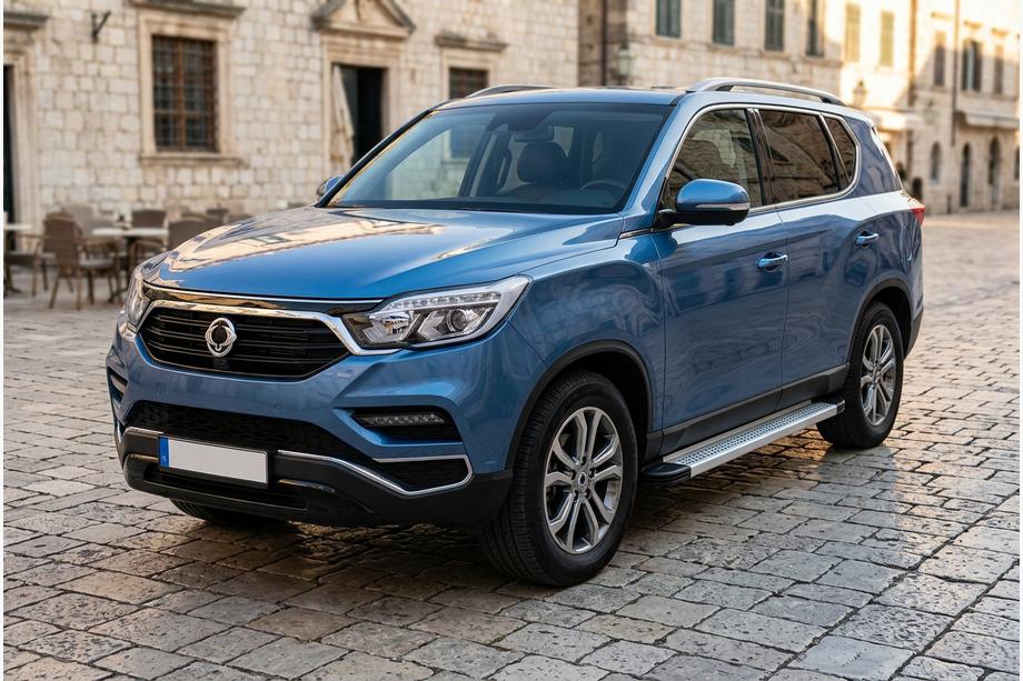 SsangYong Rexton II 2017- Progi Boczne Maya V2 (2 szt., Aluminium) Image